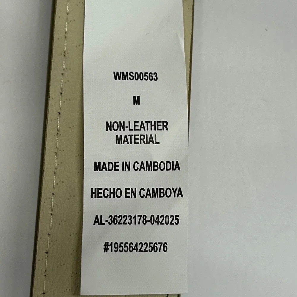 Wonder‎ Nation Boys Dinosaur Print Belt Olive Green Silver Buckle Size Medium